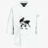 Button Chef Coat with Thermometer Pocket Thumbnail
