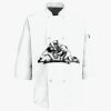 Button Chef Coat with Thermometer Pocket Thumbnail
