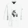 Button Chef Coat with Thermometer Pocket Thumbnail