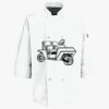 Button Chef Coat with Thermometer Pocket Thumbnail