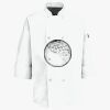 Button Chef Coat with Thermometer Pocket Thumbnail