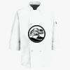 Button Chef Coat with Thermometer Pocket Thumbnail
