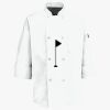 Button Chef Coat with Thermometer Pocket Thumbnail
