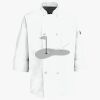 Button Chef Coat with Thermometer Pocket Thumbnail