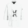 Eight Pearl Button Chef Coat with Thermometer Pocket Thumbnail