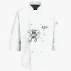 Eight Pearl Button Chef Coat with Thermometer Pocket Thumbnail