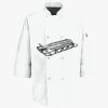 Button Chef Coat with Thermometer Pocket Thumbnail
