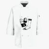 Button Chef Coat with Thermometer Pocket Thumbnail