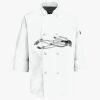 Button Chef Coat with Thermometer Pocket Thumbnail