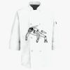 Button Chef Coat with Thermometer Pocket Thumbnail