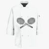 Button Chef Coat with Thermometer Pocket Thumbnail
