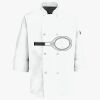 Button Chef Coat with Thermometer Pocket Thumbnail