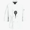 Button Chef Coat with Thermometer Pocket Thumbnail