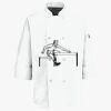Button Chef Coat with Thermometer Pocket Thumbnail