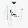 Button Chef Coat with Thermometer Pocket Thumbnail
