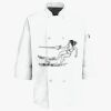 Button Chef Coat with Thermometer Pocket Thumbnail