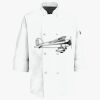 Button Chef Coat with Thermometer Pocket Thumbnail