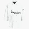 Button Chef Coat with Thermometer Pocket Thumbnail