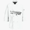 Button Chef Coat with Thermometer Pocket Thumbnail
