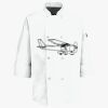 Button Chef Coat with Thermometer Pocket Thumbnail