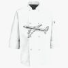 Button Chef Coat with Thermometer Pocket Thumbnail