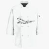 Button Chef Coat with Thermometer Pocket Thumbnail
