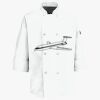 Button Chef Coat with Thermometer Pocket Thumbnail