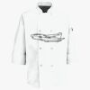 Button Chef Coat with Thermometer Pocket Thumbnail