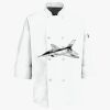 Button Chef Coat with Thermometer Pocket Thumbnail