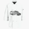 Button Chef Coat with Thermometer Pocket Thumbnail
