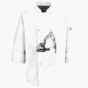 Button Chef Coat with Thermometer Pocket Thumbnail