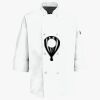 Button Chef Coat with Thermometer Pocket Thumbnail
