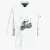 Button Chef Coat with Thermometer Pocket Thumbnail