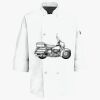 Button Chef Coat with Thermometer Pocket Thumbnail