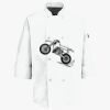 Button Chef Coat with Thermometer Pocket Thumbnail