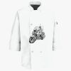 Button Chef Coat with Thermometer Pocket Thumbnail