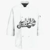 Button Chef Coat with Thermometer Pocket Thumbnail