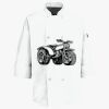 Button Chef Coat with Thermometer Pocket Thumbnail