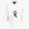 Button Chef Coat with Thermometer Pocket Thumbnail