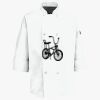 Button Chef Coat with Thermometer Pocket Thumbnail