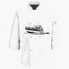 Button Chef Coat with Thermometer Pocket Thumbnail