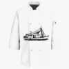 Button Chef Coat with Thermometer Pocket Thumbnail