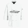Button Chef Coat with Thermometer Pocket Thumbnail
