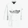 Button Chef Coat with Thermometer Pocket Thumbnail