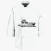 Button Chef Coat with Thermometer Pocket Thumbnail