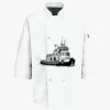 Button Chef Coat with Thermometer Pocket Thumbnail