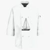 Button Chef Coat with Thermometer Pocket Thumbnail