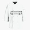Button Chef Coat with Thermometer Pocket Thumbnail