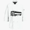 Button Chef Coat with Thermometer Pocket Thumbnail