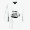 Button Chef Coat with Thermometer Pocket Thumbnail